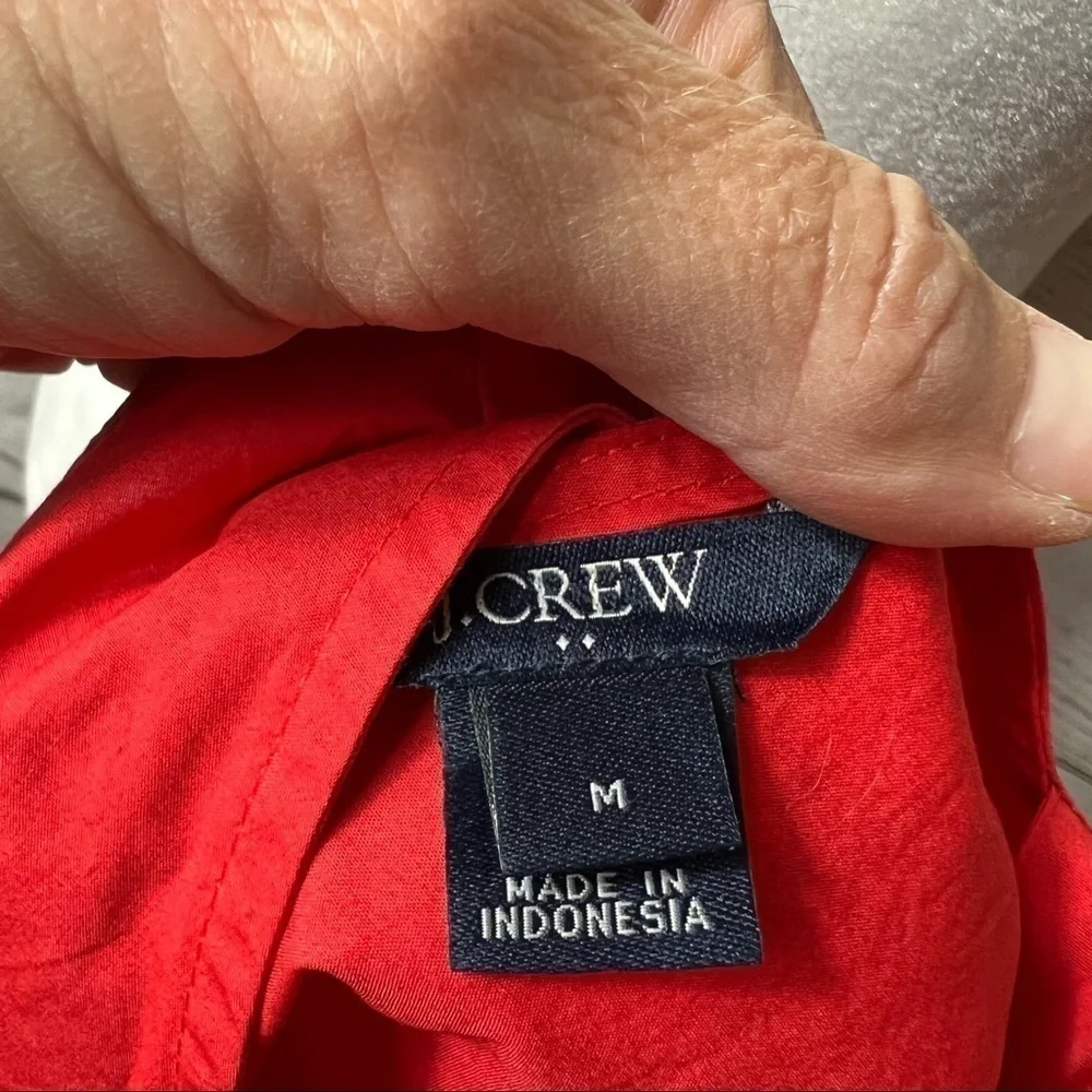 Nwot J.Crew Cotton Peplum Tank Top